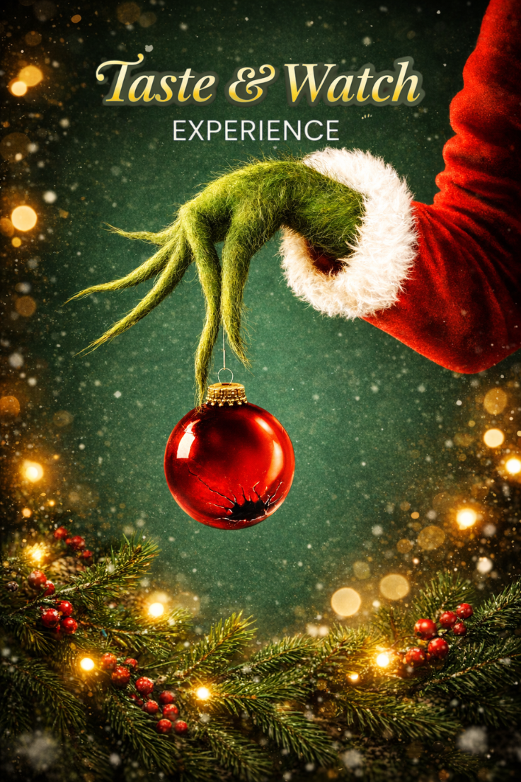 🍷Taste & Watch: Grinch*