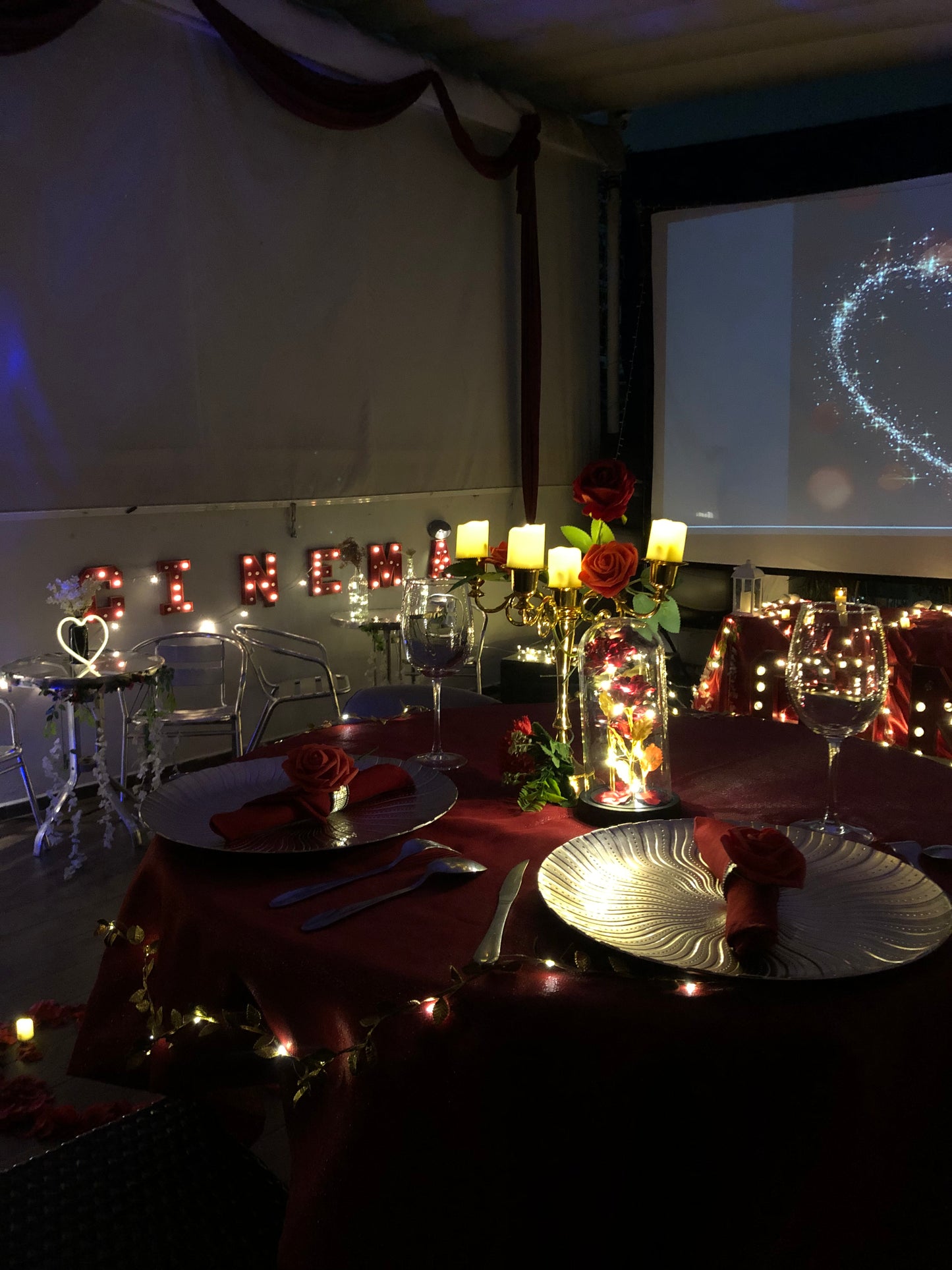Romantic Dinner & Movie