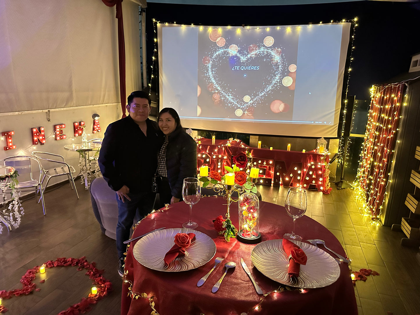 Romantic Dinner & Movie
