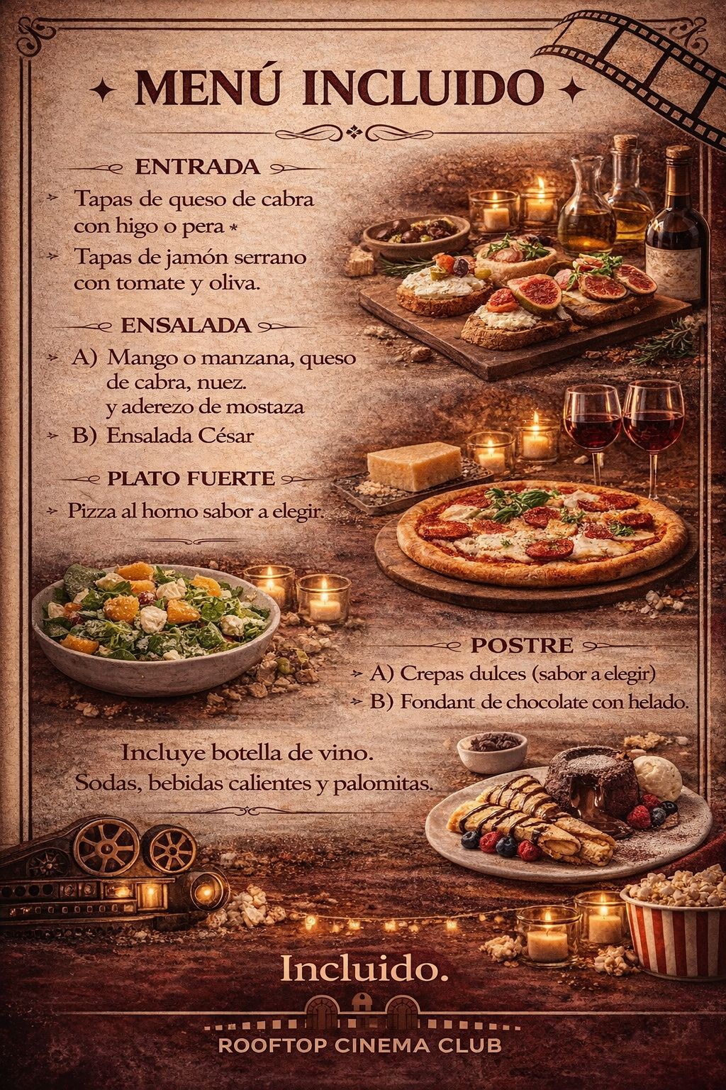 Romantic Dinner & Movie