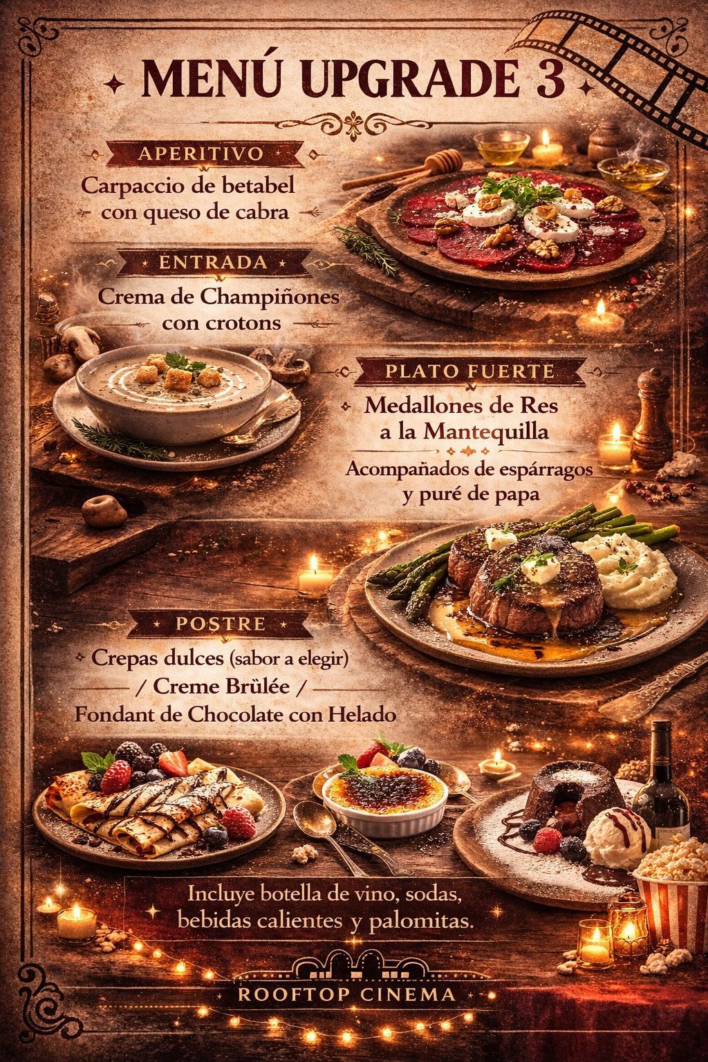 Romantic Dinner & Movie